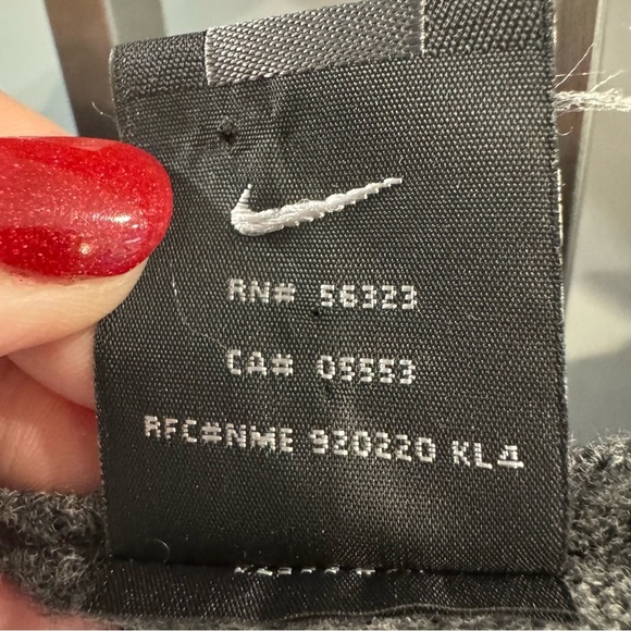 Nike Golf ESPN Logo Merino Wool V-Neck Gray Sweater size XXL - Picture 6 of 8